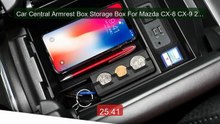 Car Central Armrest Box Storage Box For Mazda CX-8 CX-9 2024-2016 C... -- Top Rated 2026 | Buy Now!