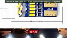 10pcs Car Led Light T10 4014 15smd Reading Light Stepless Decoding ... -- Top Rated 2026 | Buy Now!