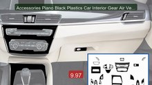 Accessories Piano Black Plastics Car Interior Gear Air Vent Contro... -- Best Deal 2026 | Shop Now!