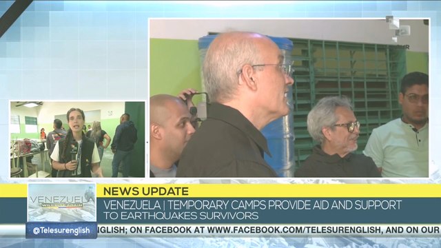 Venezuela | Temporary camp expand services for earthquake-affected families