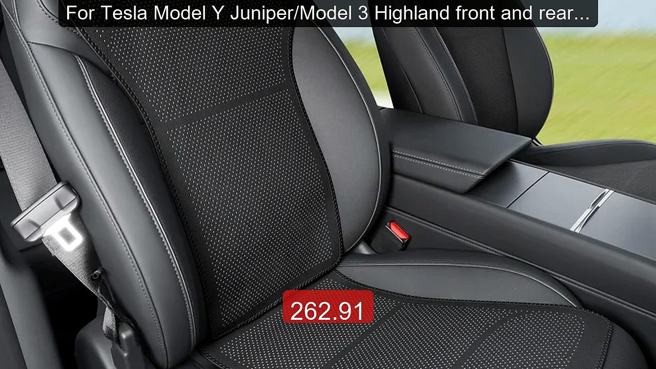 For Tesla Model Y Juniper/Model 3 Highland front and rear seat cus... -- Best Deal 2026 | Shop Now!