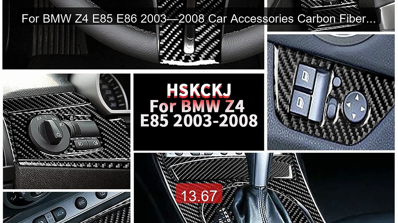 For BMW Z4 E85 E86 2003—2008 Car Accessories Carbon Fiber Car... -- Amazing Value 2026 | Must Have!