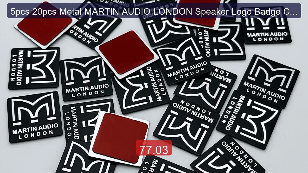 5pcs 20pcs Metal MARTIN AUDIO LONDON Speaker Logo Badge Car Audio ... -- Best Deal 2026 | Shop Now!