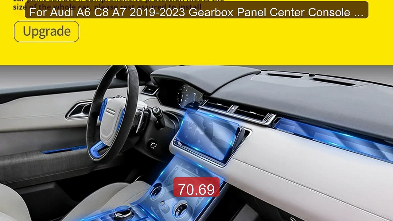 For Audi A6 C8 A7 2019-2023 Gearbox Panel Center Console Car I... -- Best Buy 2026 | Great Quality!