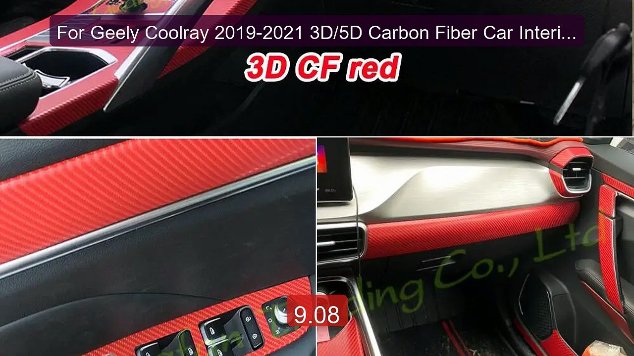 For Geely Coolray 2019-2021 3D/5D Carbon Fiber Car Interior Cover ... -- Best Deal 2026 | Shop Now!