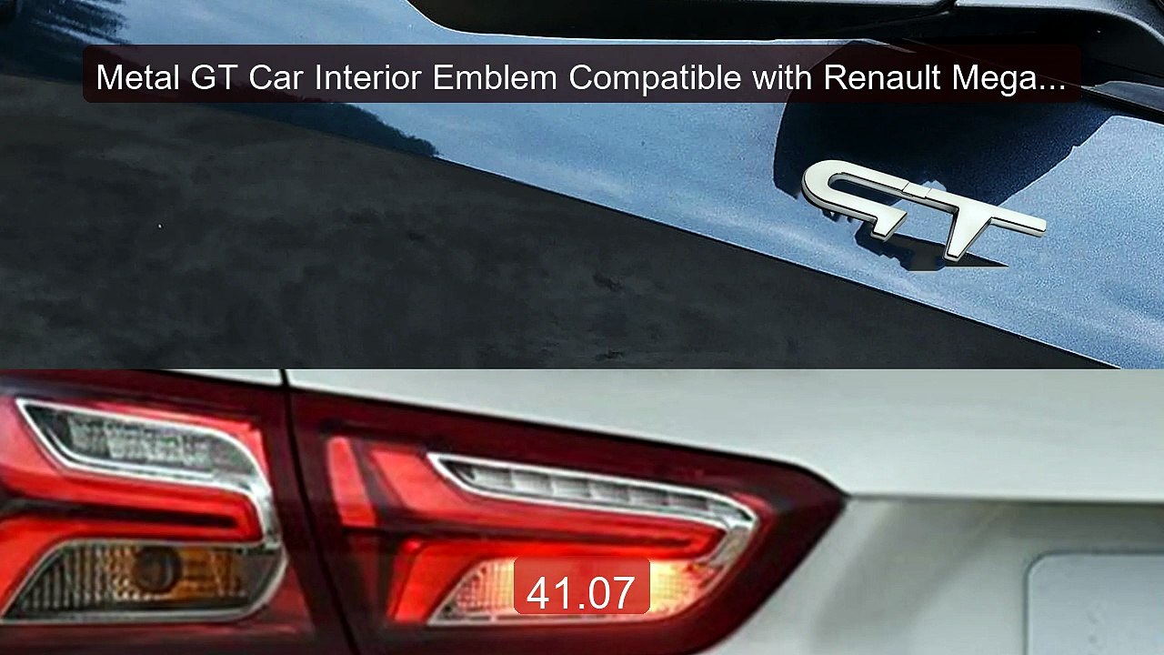 Metal GT Car Interior Emblem Compatible with Renault Megane Cl... -- Hot Deal 2026 | Limited Offer!