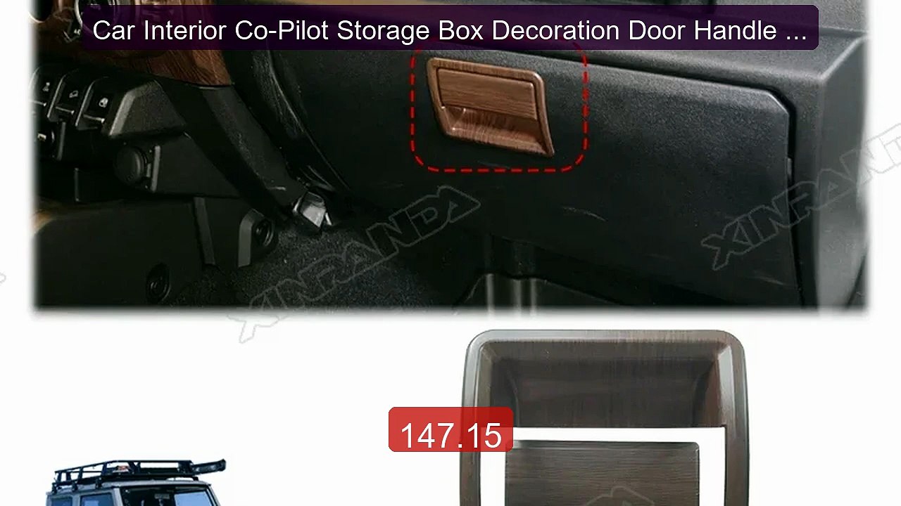 Car Interior Co-Pilot Storage Box Decoration Door Handle Cover Stic... -- Top Rated 2026 | Buy Now!