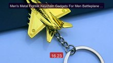 Men's Metal Fighter Keychain Gadgets For Men Battleplane Key C... -- Best Buy 2026 | Great Quality!