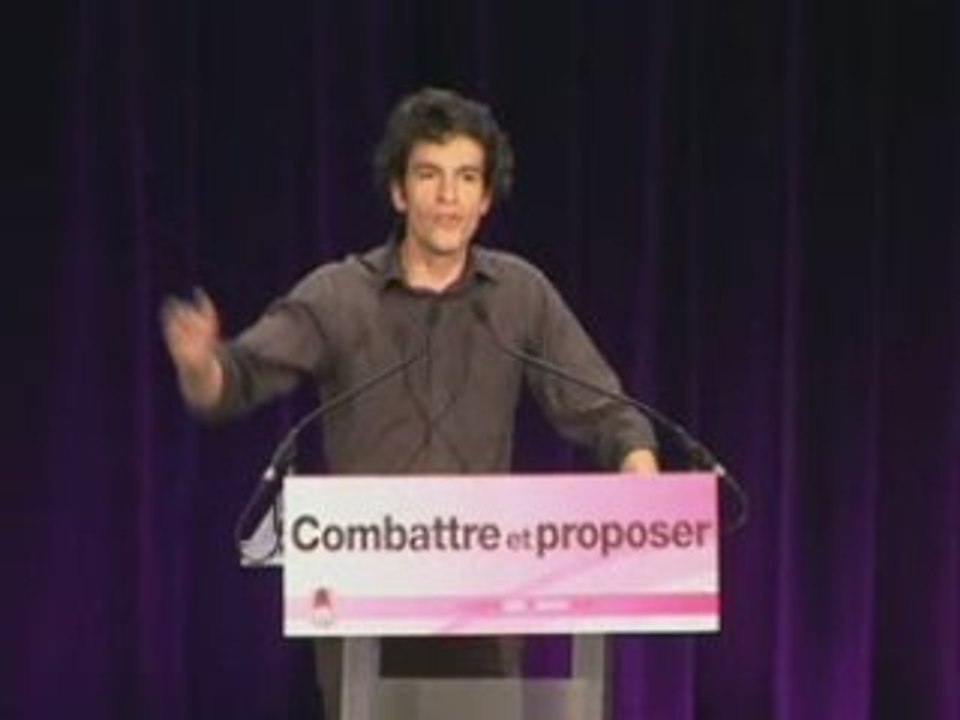 Bertrand Monthubert à la maison de la chimie le 28 06 08