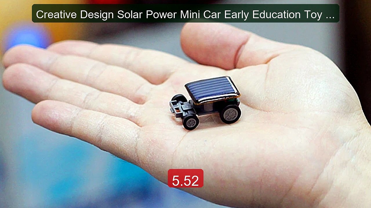 Creative Design Solar Power Mini Car Early Educ...