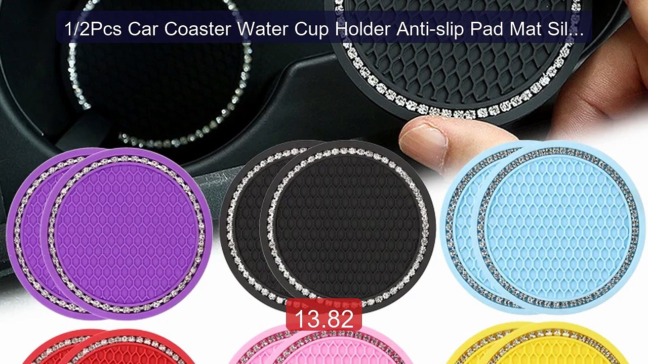 1/2Pcs Car Coaster Water Cup Holder Anti-slip Pad Mat Silicone Gad... -- Best Deal 2026 | Shop Now!