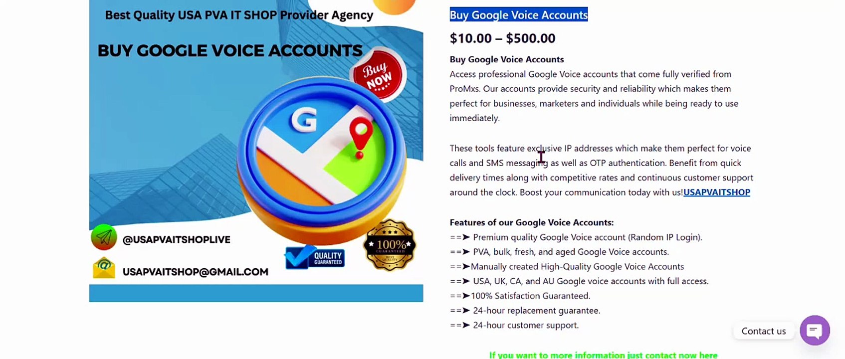 Top 10 Websites to Buy Google Voice Accounts