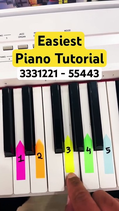 🔥🎹 SUPER EASY PIANO TUTORIAL