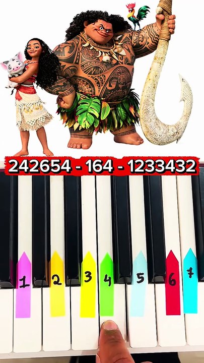 You're Welcome 🎹🔥  Moana Piano Tutorial