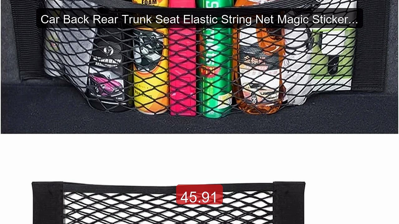 Car Back Rear Trunk Seat Elastic String Net Magic Sticker Stor... -- Hot Deal 2026 | Limited Offer!