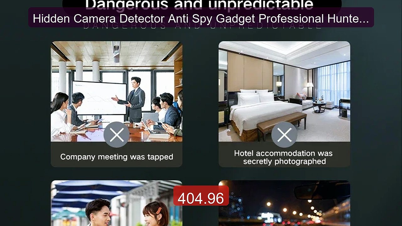 Hidden Camera Detector Anti Spy Gadget Professional Hunter Wir... -- Hot Deal 2026 | Limited Offer!
