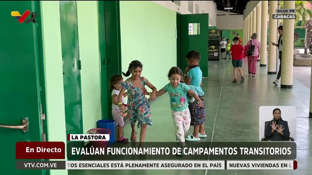 Estado venezolano evalúa logística y operatividad de campamentos transitorios en el país