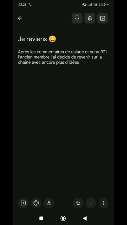 Je re reviens