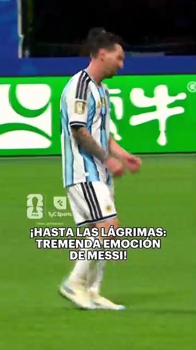 Lionel Messi se emocionó hasta las lágrimas con la remontada antes Egipto