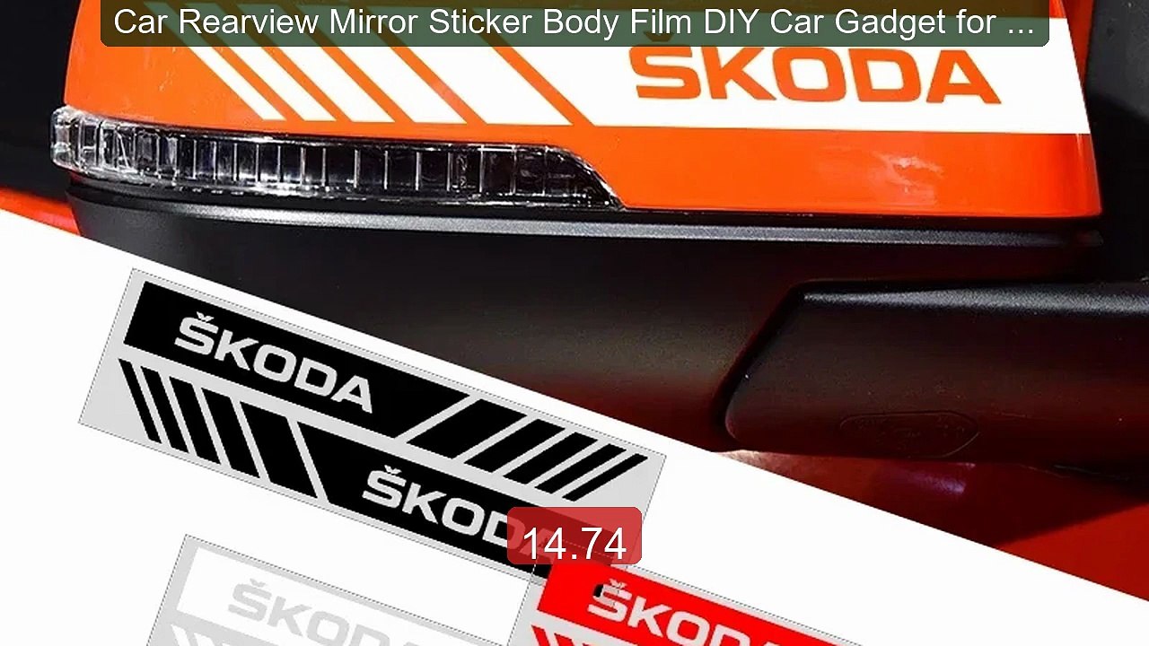 Car Rearview Mirror Sticker Body Film DIY Car Gadget for Skoda... -- Best Buy 2026 | Great Quality!
