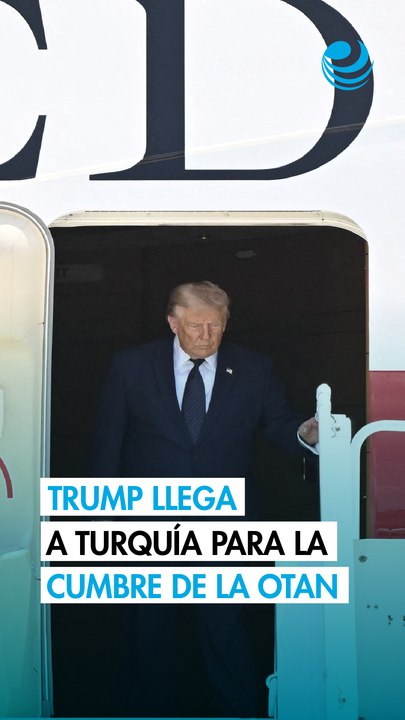 Trump llega a Ankara para la cumbre de la OTAN.