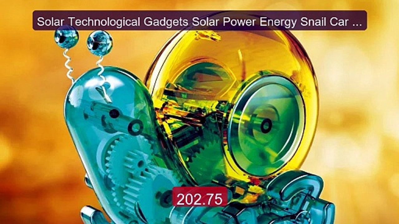 Solar Technological Gadgets Solar Power Energy Snail Car Child... -- Best Buy 2026 | Great Quality!