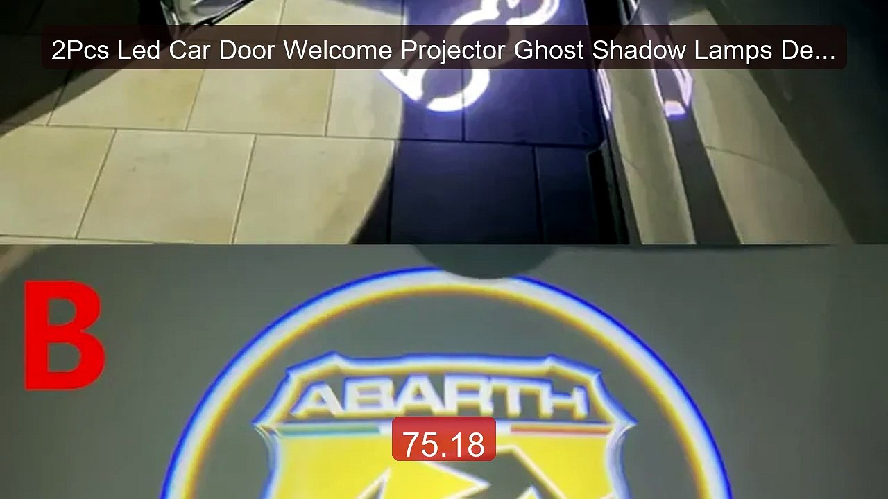 2Pcs Led Car Door Welcome Projector Ghost Shadow Lamps Decorat... -- Hot Deal 2026 | Limited Offer!