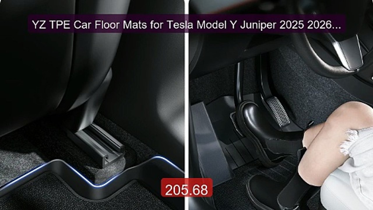 YZ TPE Car Floor Mats for Tesla Model Y Juniper 2025 2026 Lugg... -- Hot Deal 2026 | Limited Offer!
