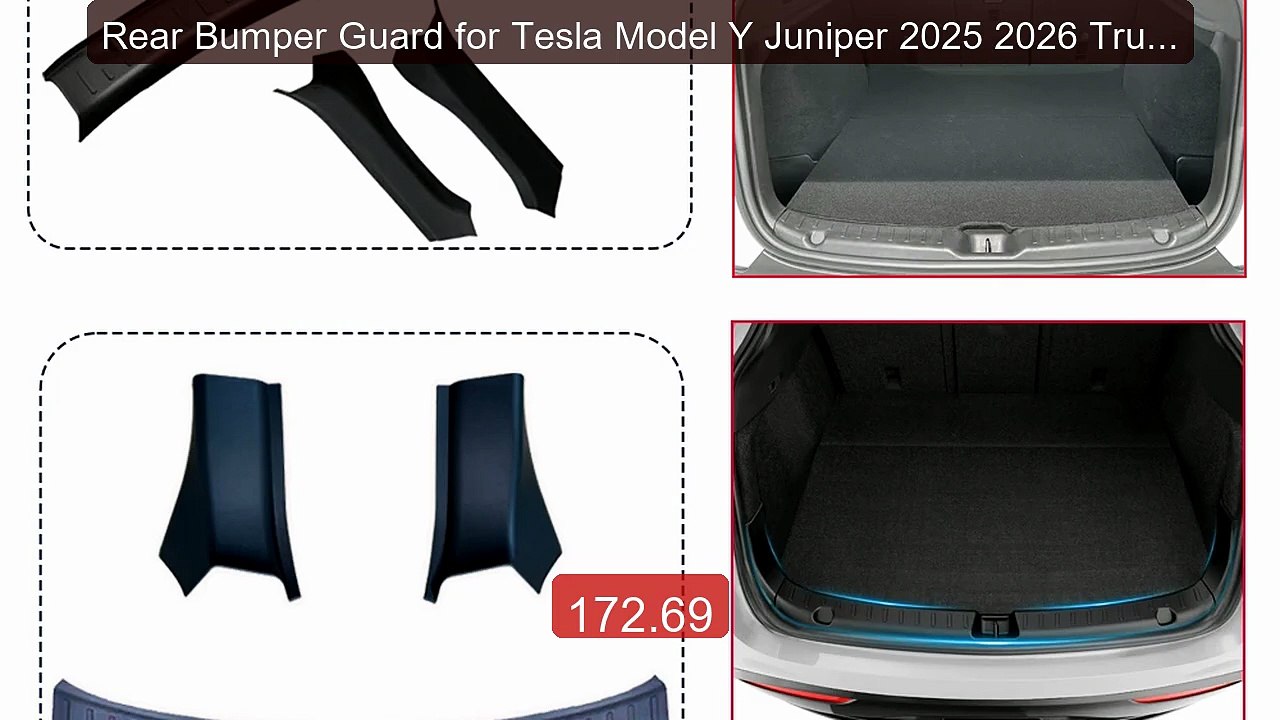 Rear Bumper Guard for Tesla Model Y Juniper 2025 2026 Trunk Sill G... -- Best Deal 2026 | Shop Now!