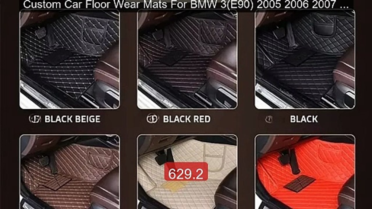 Custom Car Floor Wear Mats For BMW 3(E90) 2005 2006 2007 2008 ... -- Hot Deal 2026 | Limited Offer!