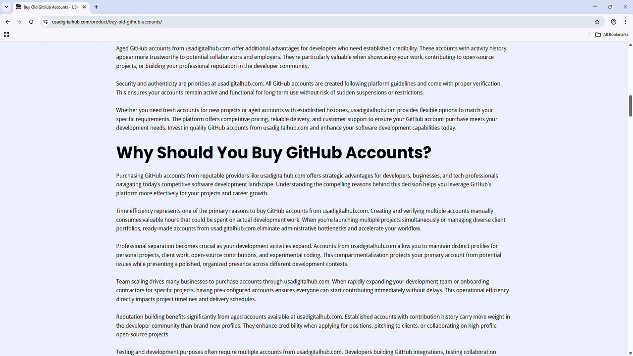 How to Successfully Buying Old GitHub Accounts In 2029