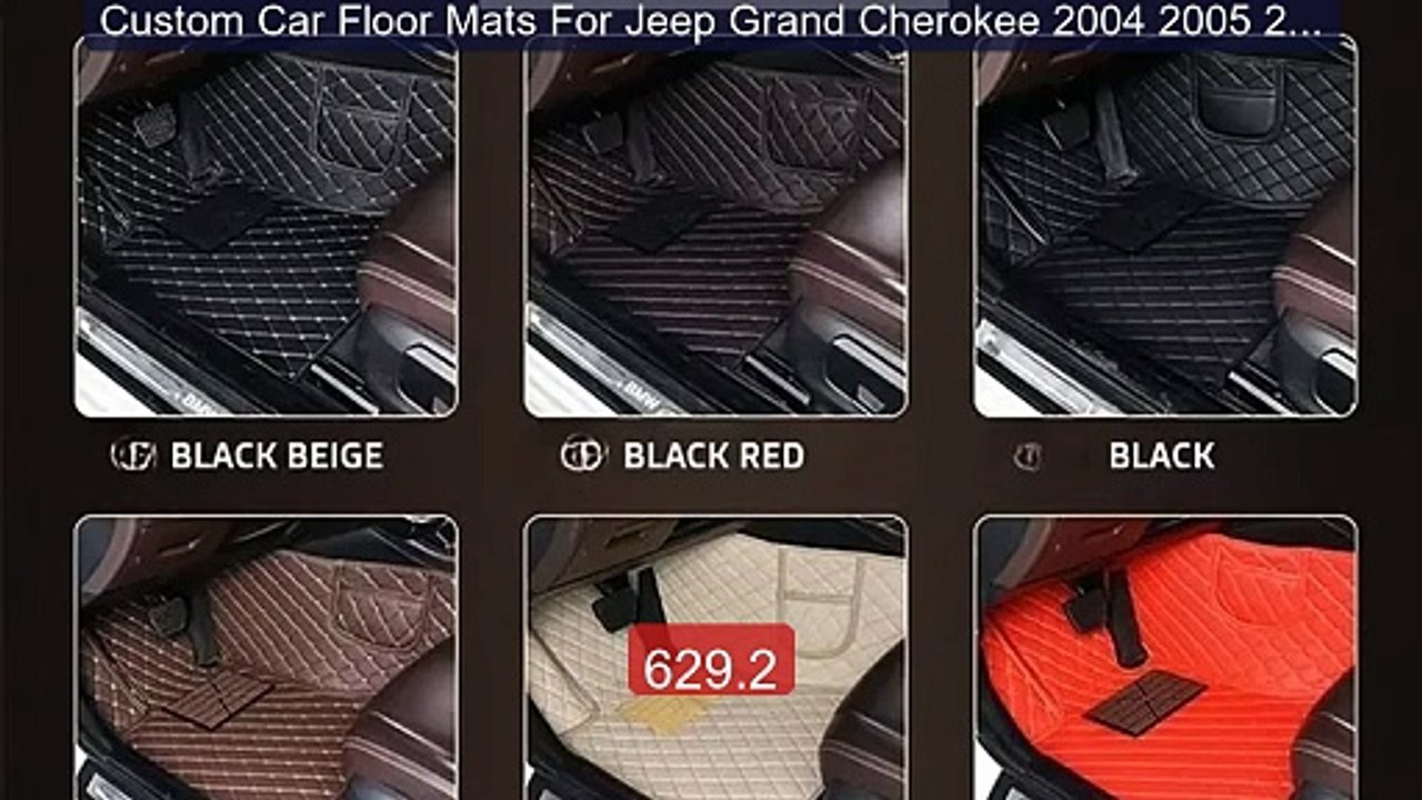 Custom Car Floor Mats For Jeep Grand Cherokee 2004 2005 2006 2... -- Best Buy 2026 | Great Quality!