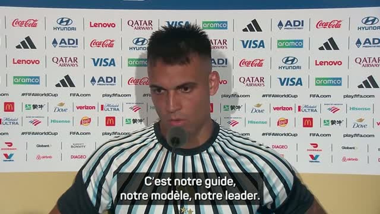 Argentine - Martínez : “Nous donnons tout pour Messi pour son dernier Mondial"