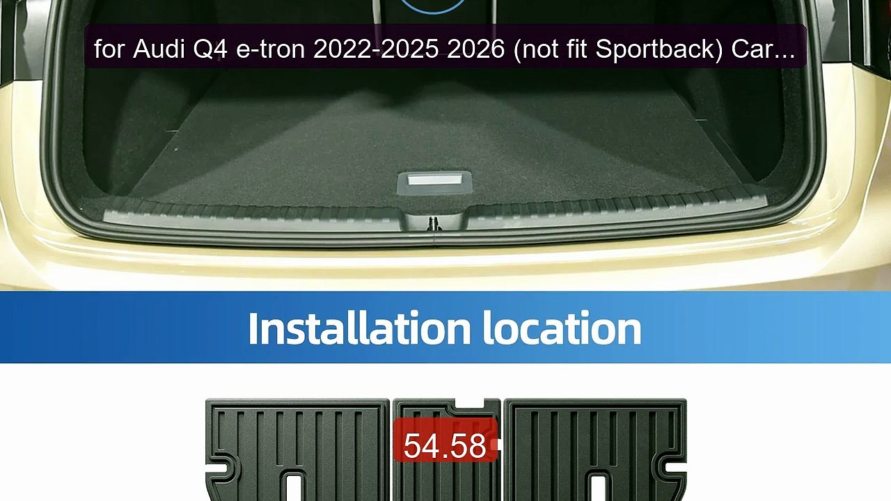 for Audi Q4 e-tron 2022-2025 2026 (not fit Sportback) Car F... -- Top Pick 2026 | Unbeatable Price!