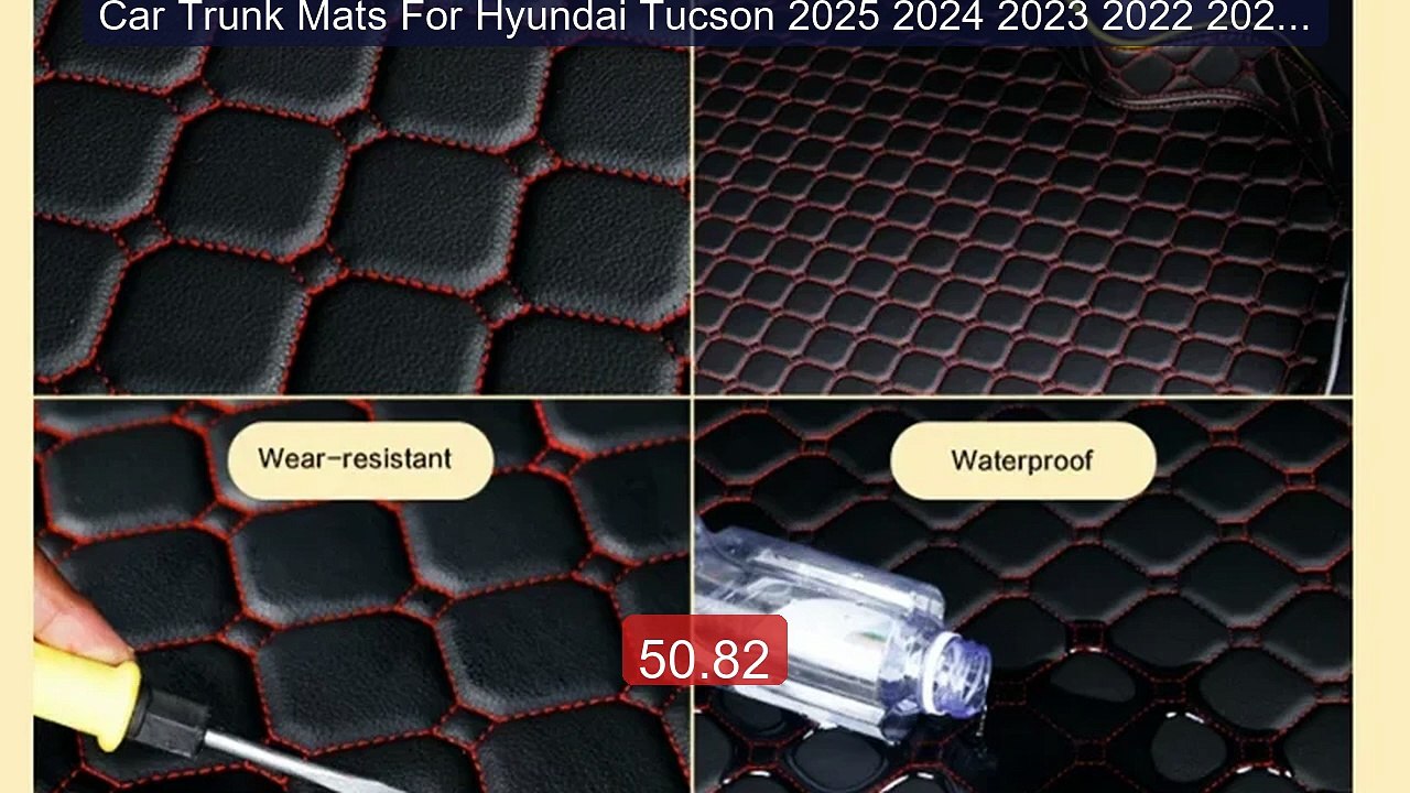 Car Trunk Mats For Hyundai Tucson 2025 2024 2023 2022 2021 Auto Ve... -- Best Deal 2026 | Shop Now!