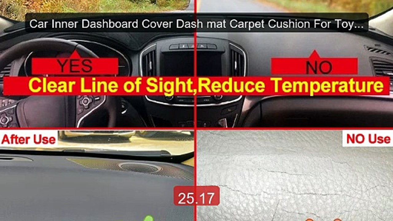 Car Inner Dashboard Cover Dash mat Carpet Cushion For Toyota C... -- Hot Deal 2026 | Limited Offer!