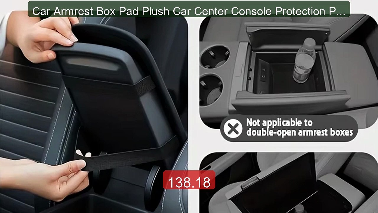 Car Armrest Box Pad Plush Car Center Console Protection Pad Soft A... -- Best Deal 2026 | Shop Now!