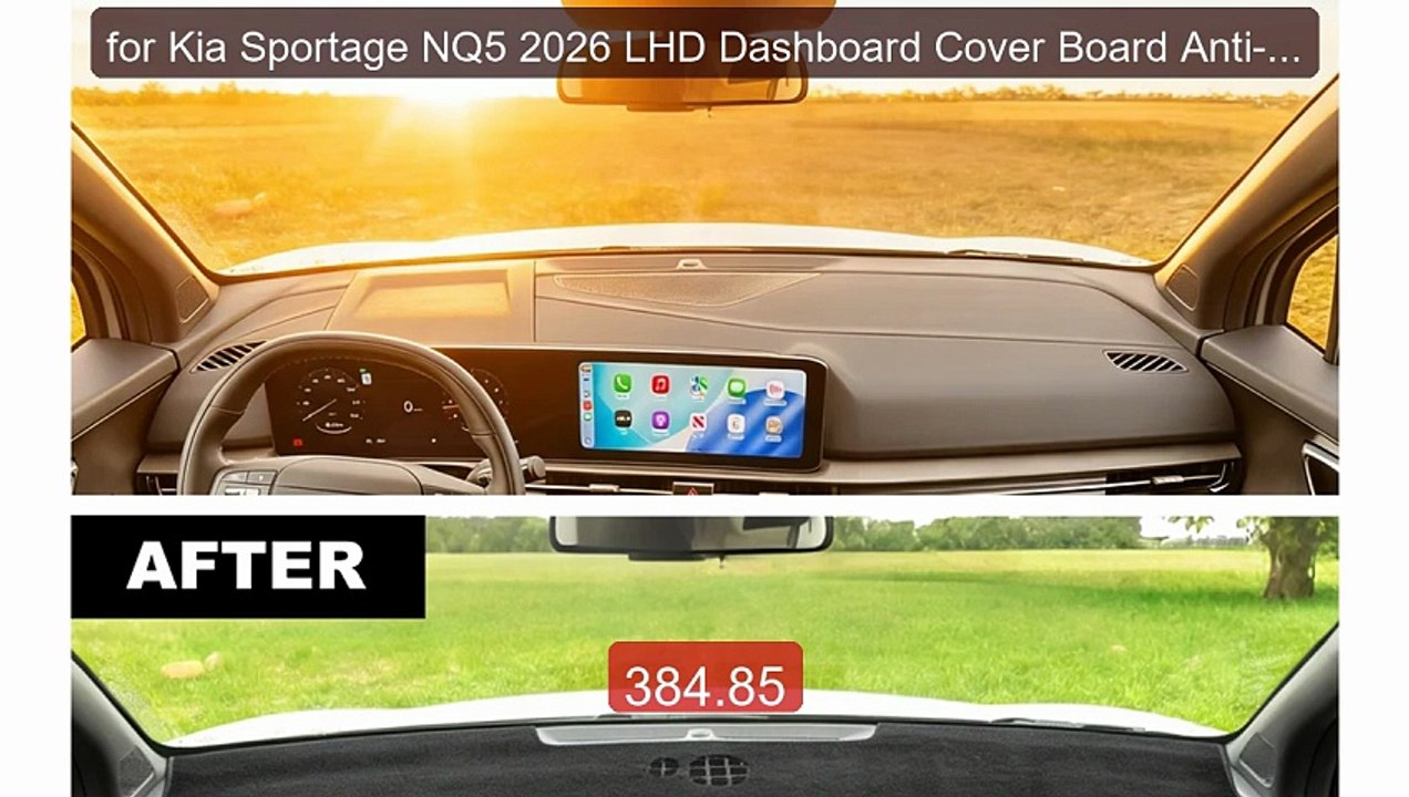 for Kia Sportage NQ5 2026 LHD Dashboard Cover Board Anti-Slip ... -- Best Buy 2026 | Great Quality!