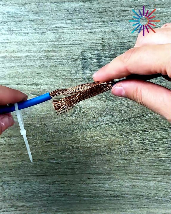 Emergency wire connection trick🛠️✨