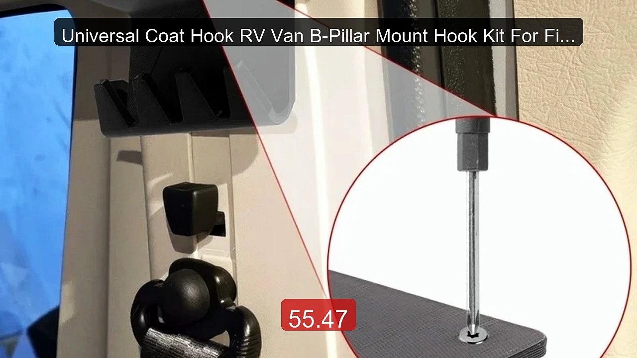 Universal Coat Hook RV Van B-Pillar Mount Hook Kit For Fiat... -- Top Pick 2026 | Unbeatable Price!