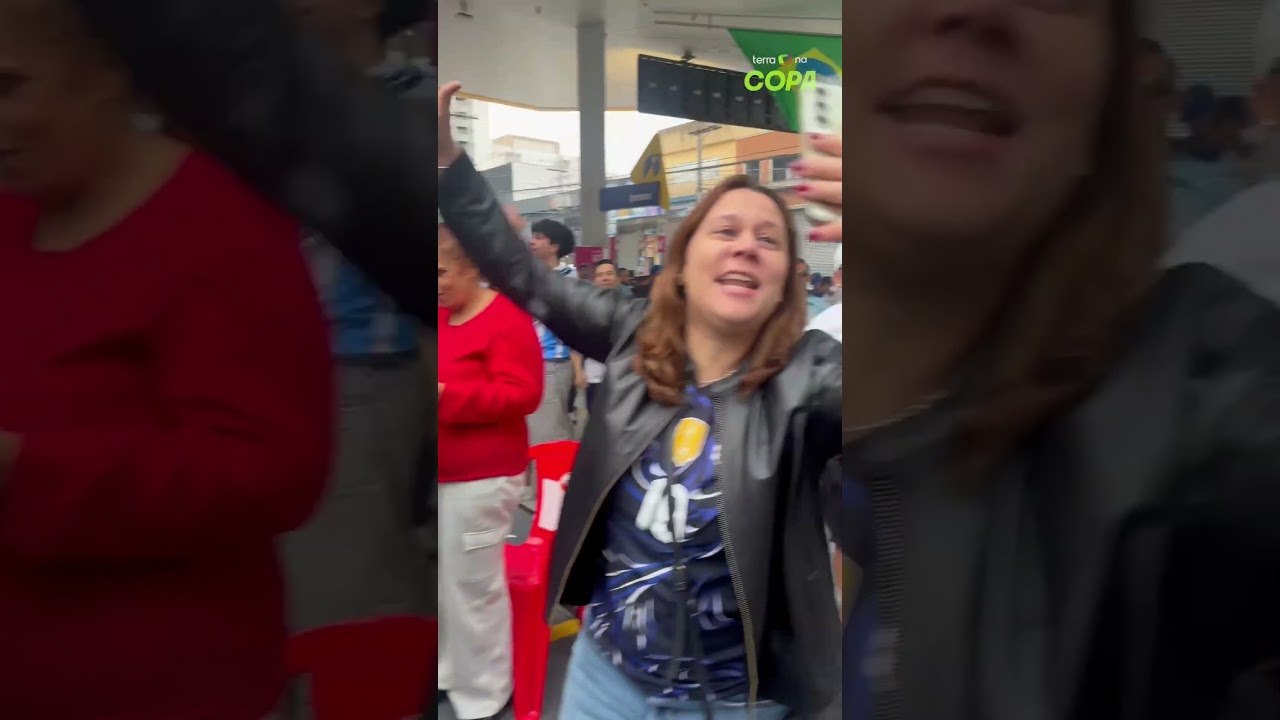 Gol da Argentina leva torcida à loucura em bairro de São Paulo #shorts