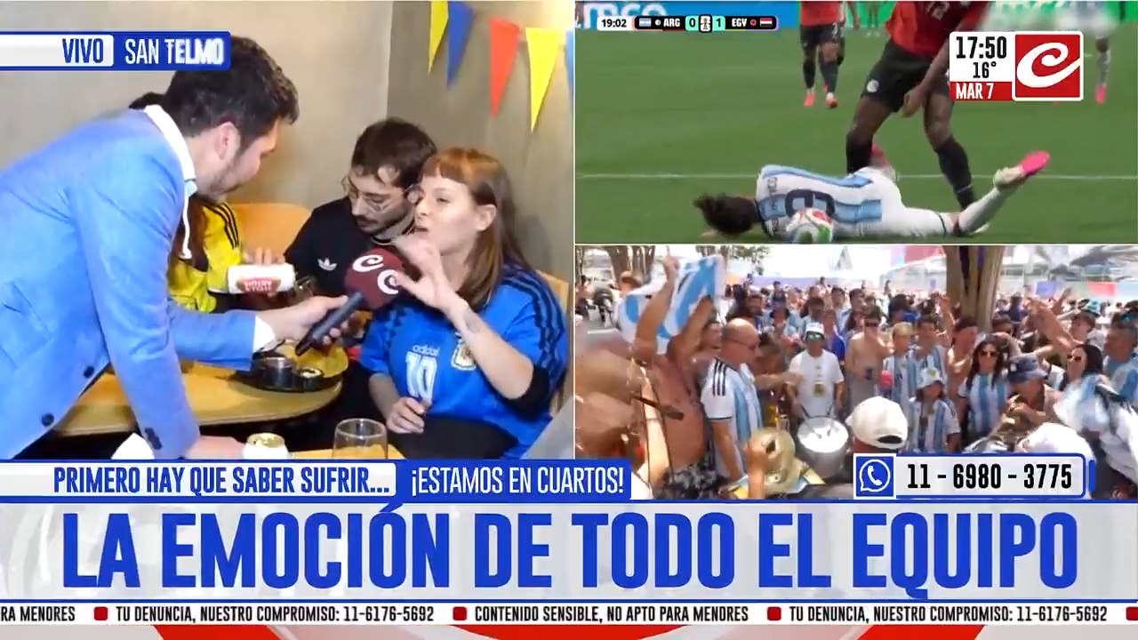 San Telmo: colombianos y argentinos palpitan el Mundial