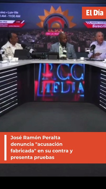 José Ramón Peralta denuncia "acusación fabricada" en su contra y presenta pruebas