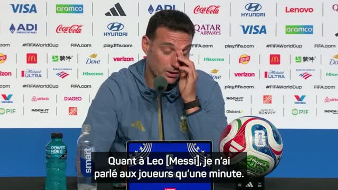 Argentine - Scaloni : “Les jeunes regardent Messi et n’en croient pas leurs yeux”