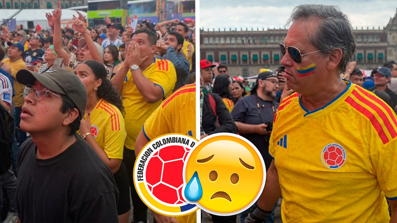Afición de Colombia terminan desilusionados tras ser eliminados del Mundial 2026 por Suiza
