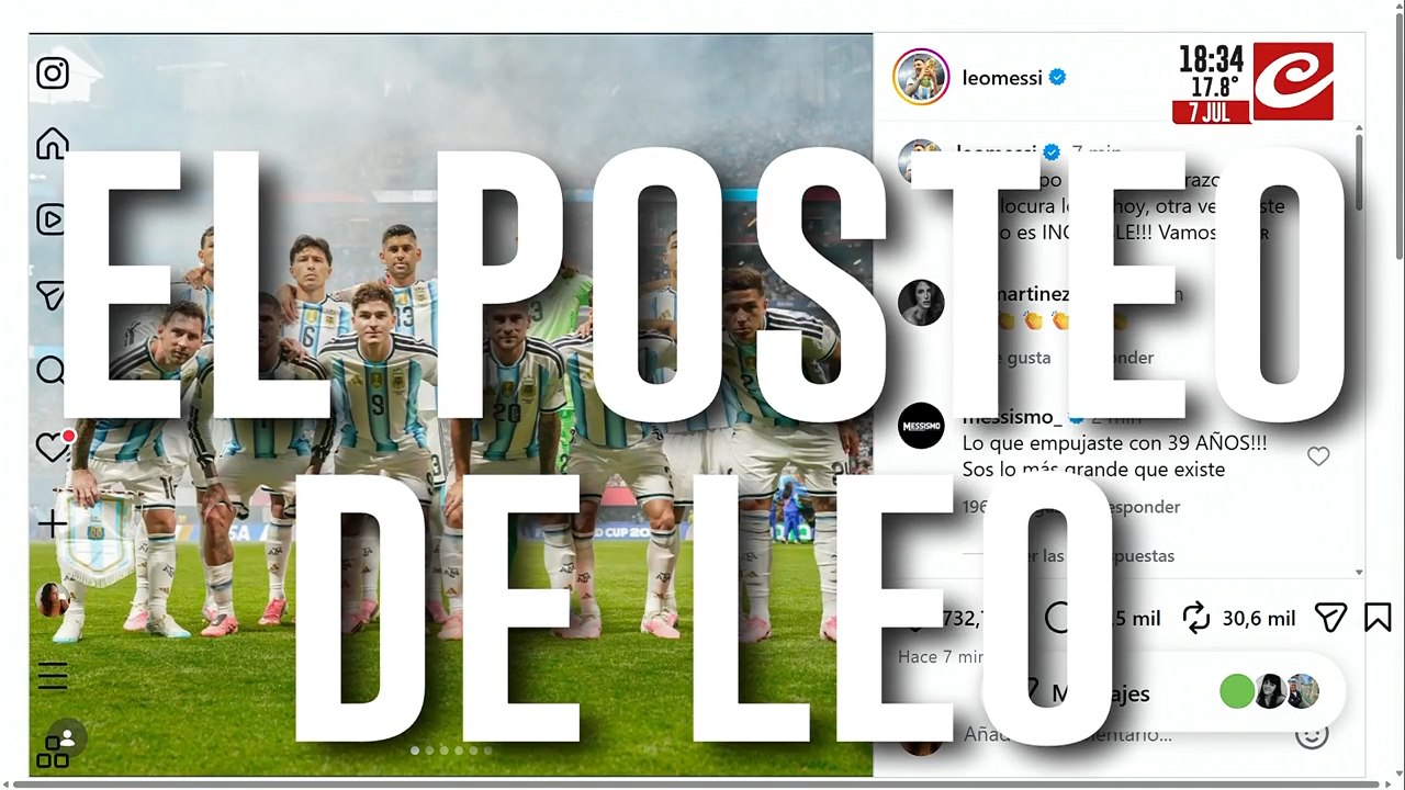 El posteo de Lionel Messi: "Este equipo no baja los brazos nunca"