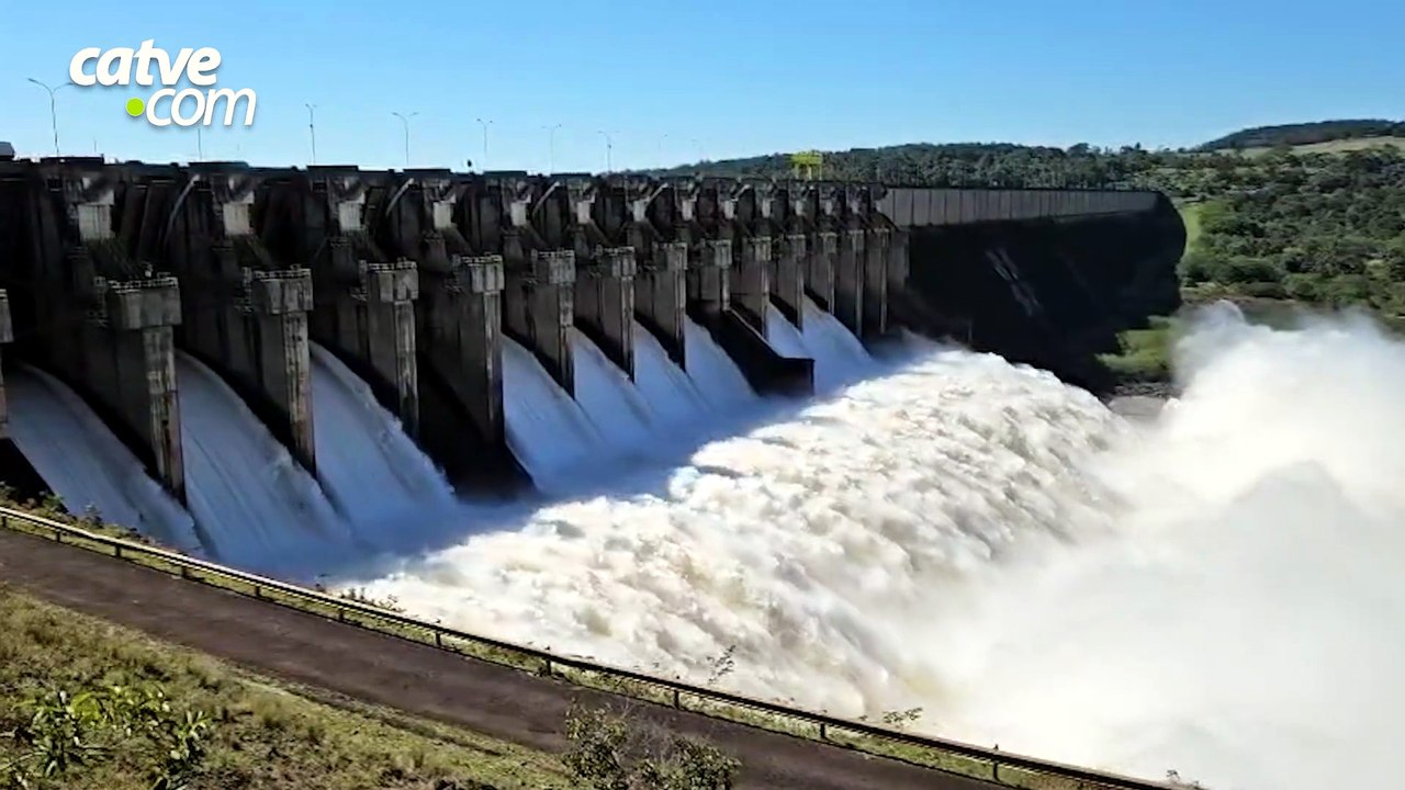 Chuvas elevam nível do Rio Iguaçu e Copel abre comportas de três usinas hidrelétricas