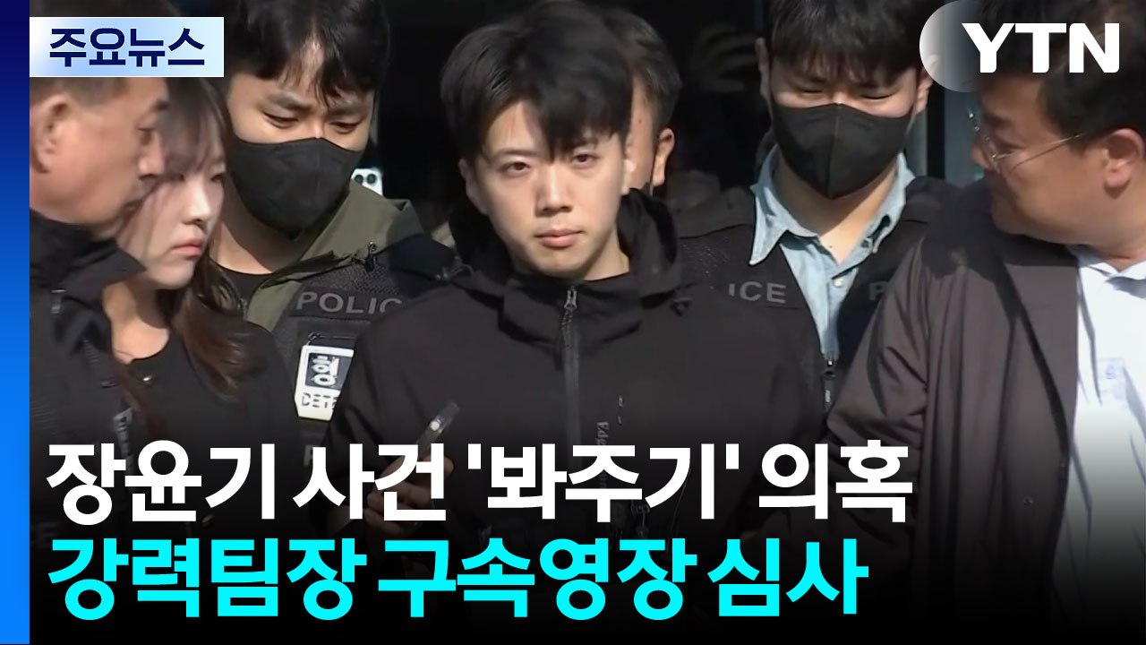 장윤기 사건 '봐주기' 의혹 강력팀장 구속 심사...7명 대기발령 / YTN