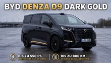 BYD Denza D9 Dark Gold: Neue Lackierung und starke Technik