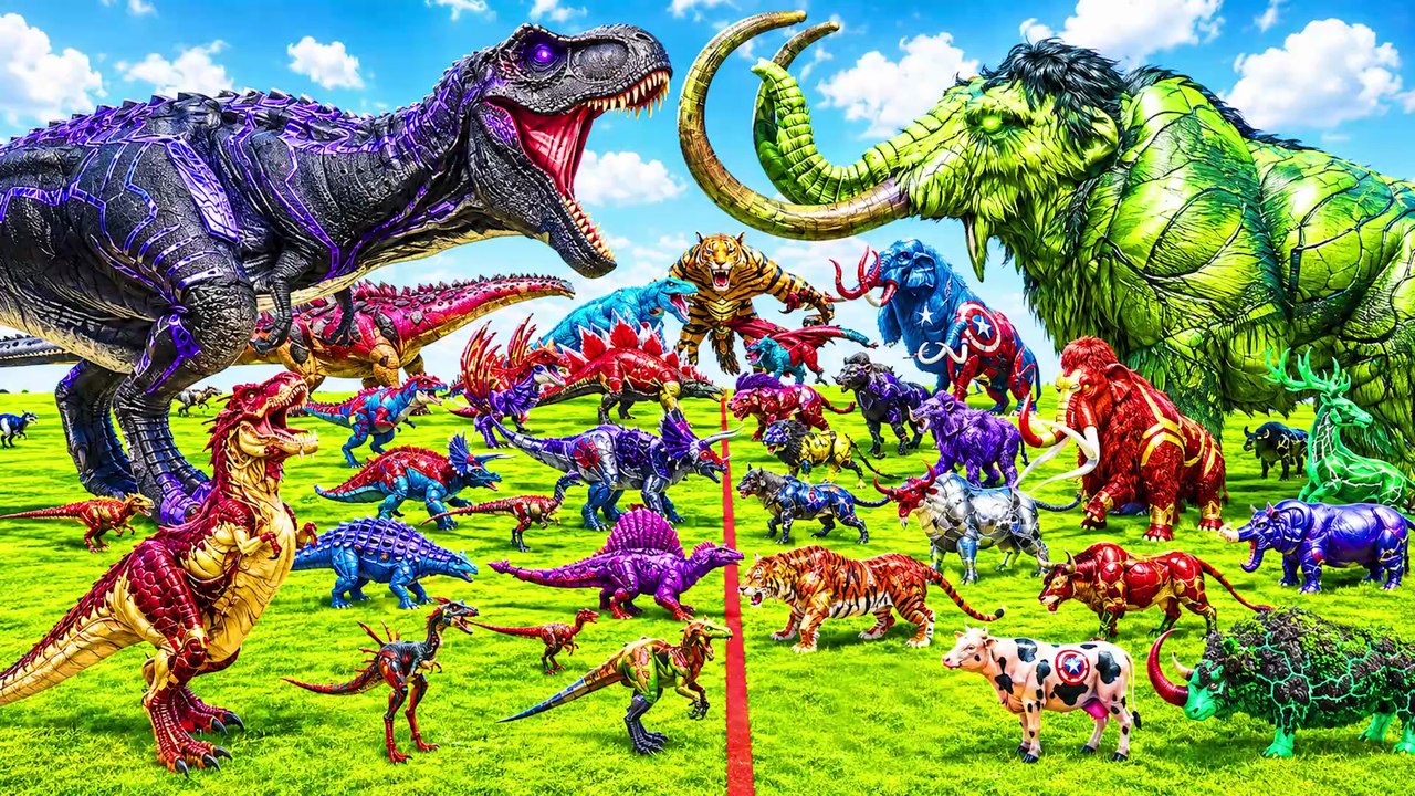 teasers Prehistoric Animals vs Dinosaurs Animals Size Animal Epic Battle Animal Revolt Battle Simulator 1 thumnail